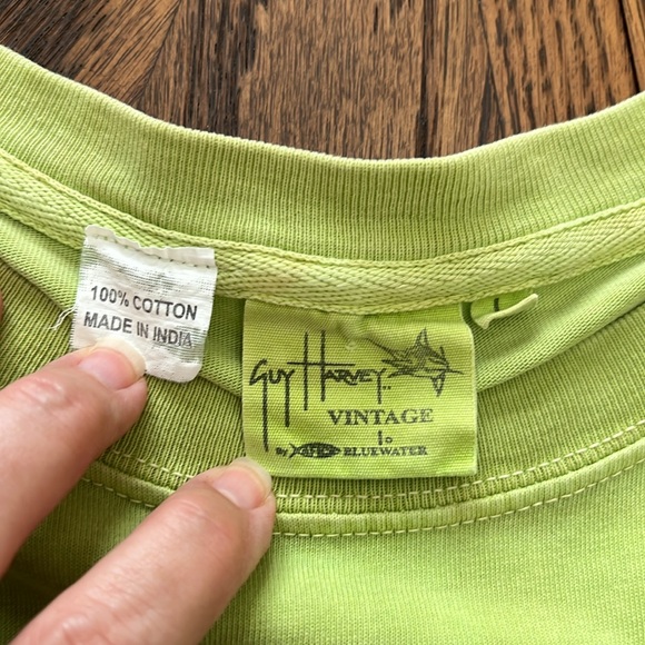 Guy Harvey Pocket T Shirt Cotton Sz L - Picture 5 of 8